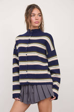 Load image into Gallery viewer, Lorelei Cardi: Navy Multi
