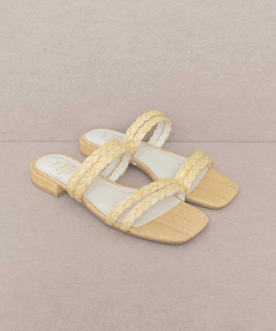 Elliott Raffia Sandal