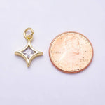 Load image into Gallery viewer, Starburst Princess Cut Charm
