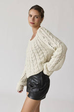 Load image into Gallery viewer, Leah Cable Sweater
