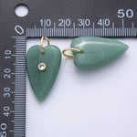 Load image into Gallery viewer, Heart Gemstone Charm
