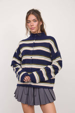 Load image into Gallery viewer, Lorelei Cardi: Navy Multi
