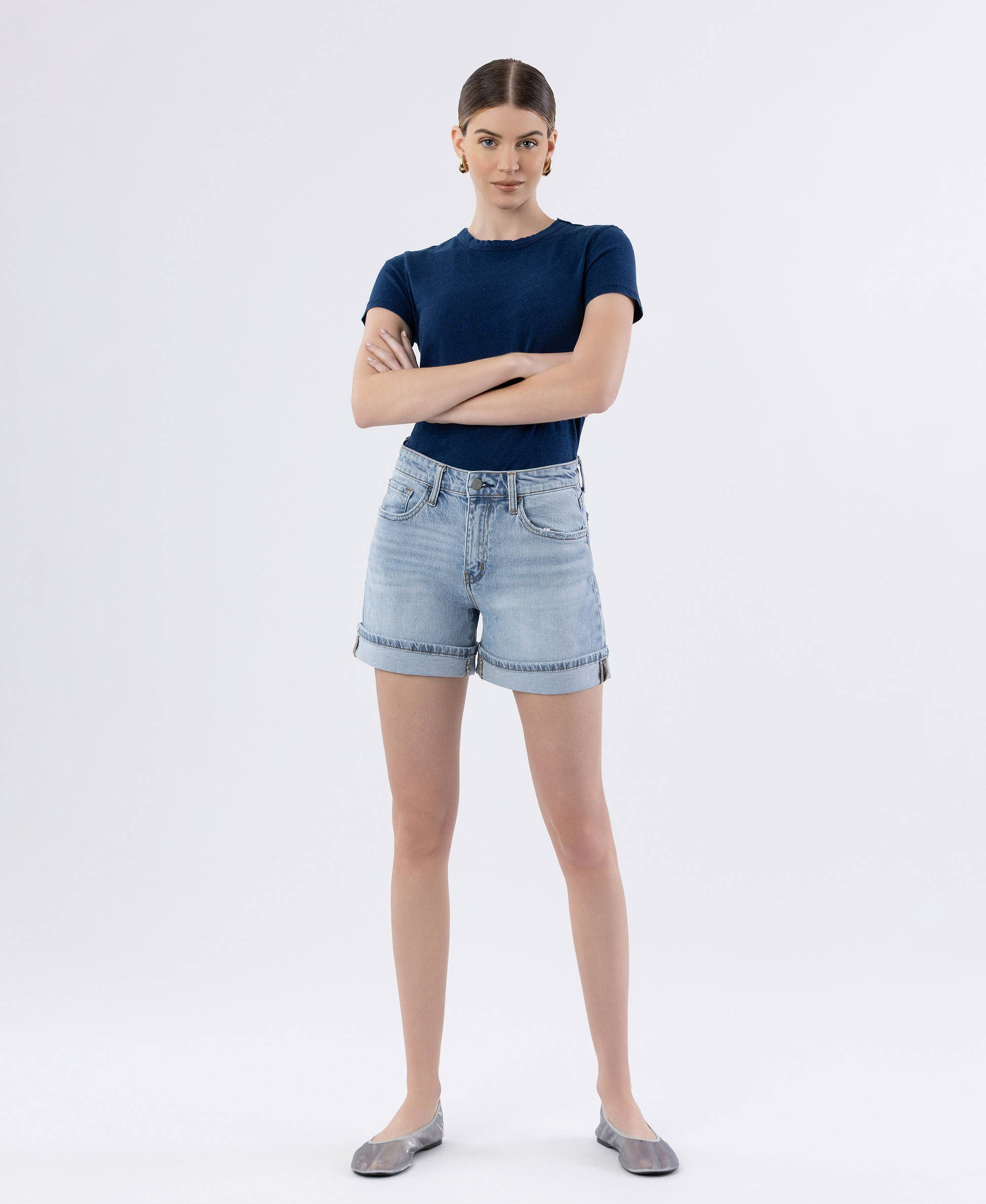 Surfside Denim Short - Vervet
