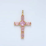 Load image into Gallery viewer, Marquise Cross Charm
