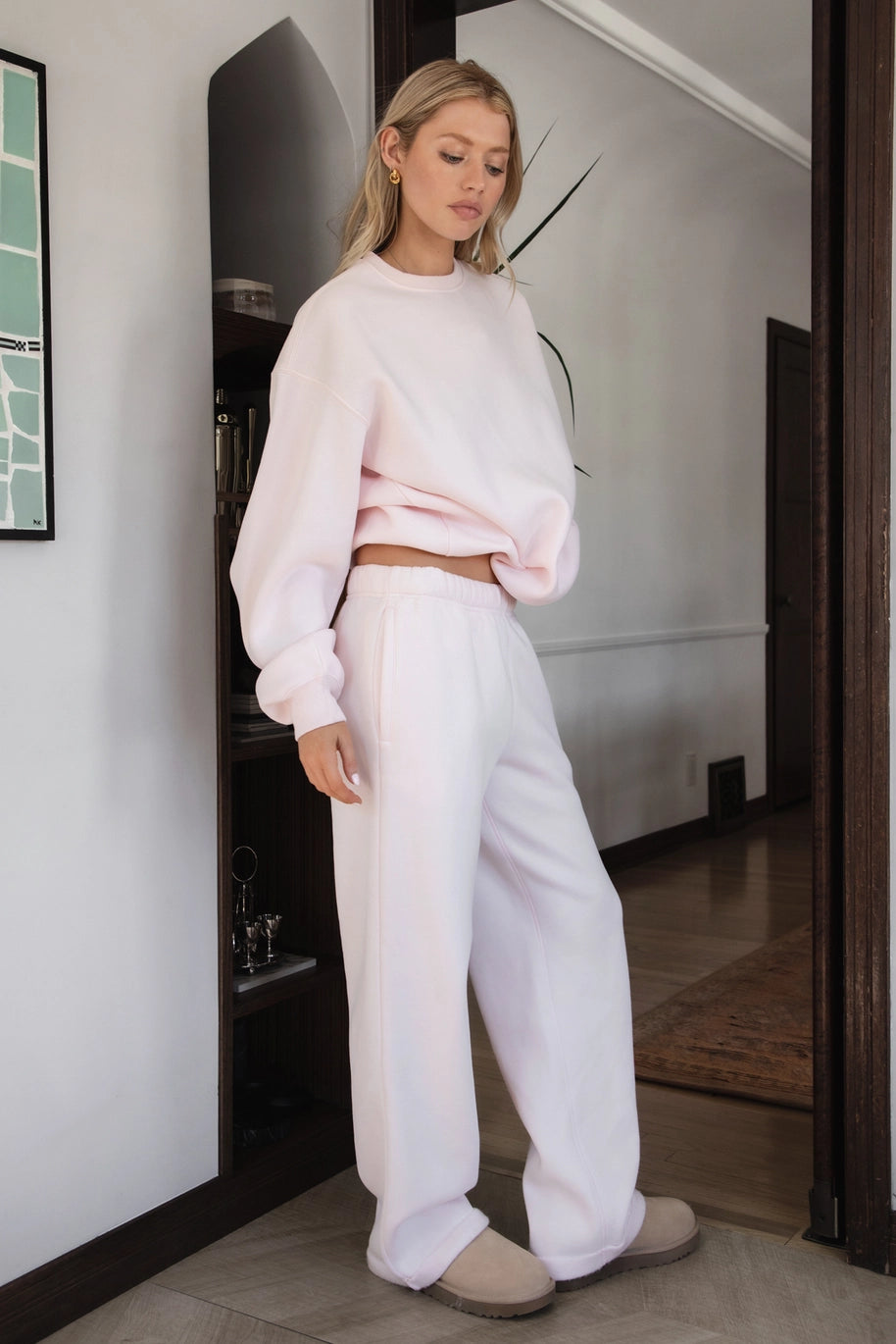 Lani Cloud Sweatpants - Pale Pink