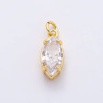 Load image into Gallery viewer, Heart &amp; Marquise Solitaire Charms
