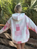 Load image into Gallery viewer, Margo Quilted Patchwork Hoodie -Sunkissed Coconut
