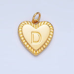 Load image into Gallery viewer, Initial Sunburst Heart Charm
