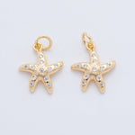 Load image into Gallery viewer, Pave Starfish Charm
