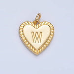 Load image into Gallery viewer, Initial Sunburst Heart Charm
