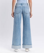 Load image into Gallery viewer, London Low Rise Cuffed Baggy Denim - Vervet
