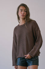 Load image into Gallery viewer, Hudson Sweater: Chocolate
