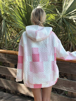 Load image into Gallery viewer, Margo Quilted Patchwork Hoodie -Sunkissed Coconut
