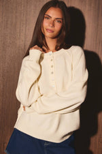 Load image into Gallery viewer, Henley Sweater
