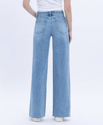 Load image into Gallery viewer, High Rise Wide Jeans - Poprock - Vervet
