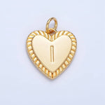 Load image into Gallery viewer, Initial Sunburst Heart Charm
