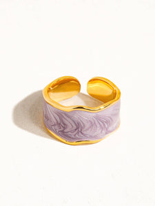 Kora Enamel Adjustable Ring