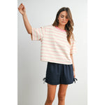 Load image into Gallery viewer, Magnolia Tee - Ivory / Pink
