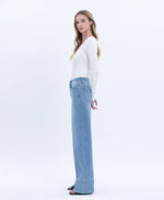 Load image into Gallery viewer, High Rise Wide Leg Jean - Vervet
