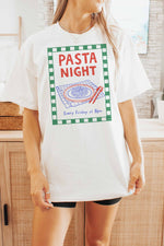 Load image into Gallery viewer, Pasta Night Graphic Tee

