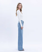 Load image into Gallery viewer, High Rise Wide Leg Jean - Vervet
