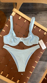 Load image into Gallery viewer, Bubbly Bikini Top - Blue
