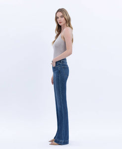 High Rise Trouser Bootcut Jean - Vervet