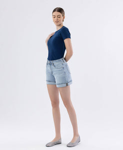 Surfside Denim Short - Vervet