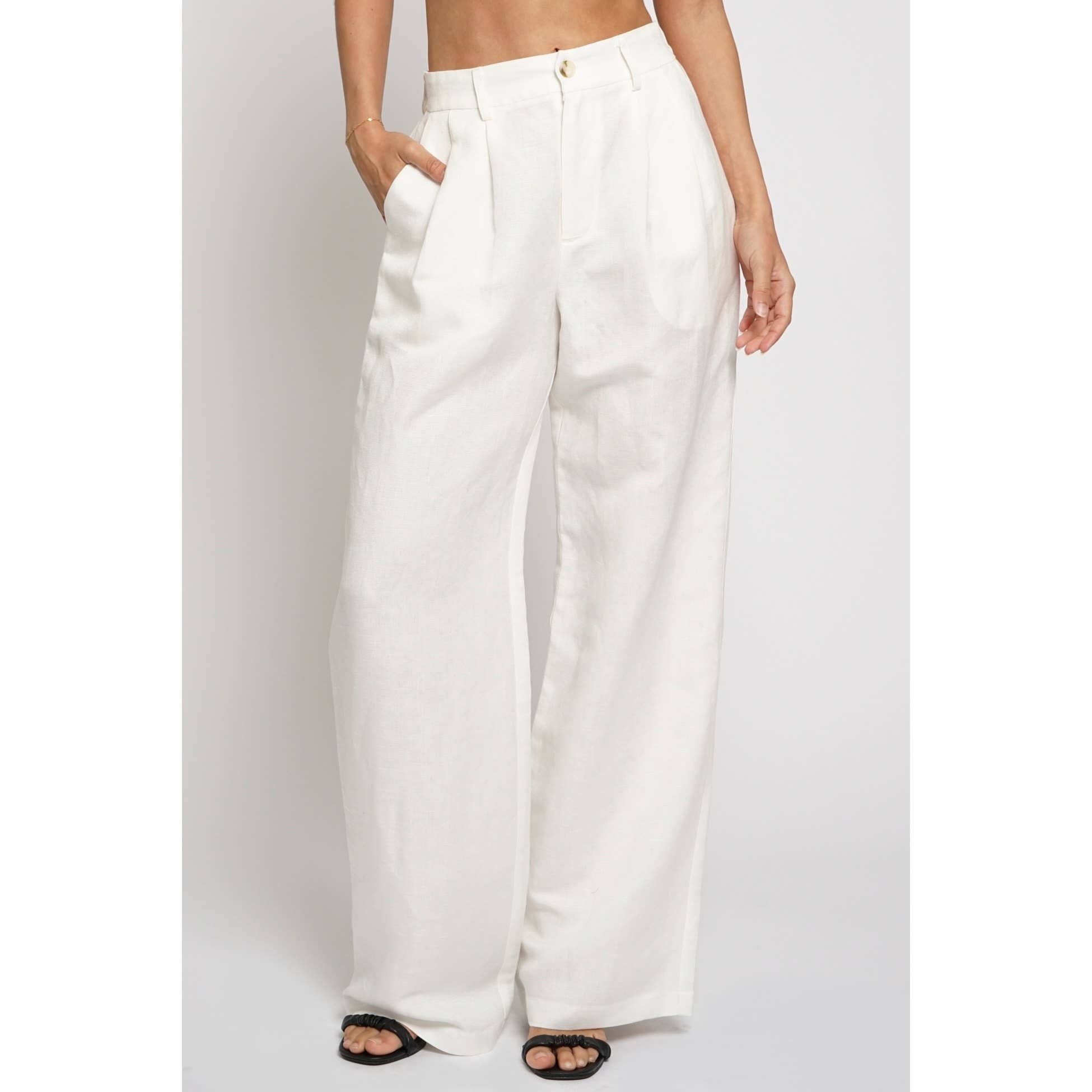 Work Day Pant - White