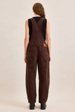 Load image into Gallery viewer, Mocha Overall: Hidden Jeans
