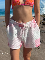 Load image into Gallery viewer, Margo Quilted Patchwork Shorts -Sunkissed Coconut
