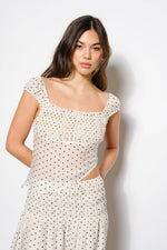 Load image into Gallery viewer, Faith Polkadot Top
