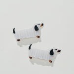 Load image into Gallery viewer, Dachshund Ghost French Hair Clip
