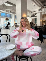 Load image into Gallery viewer, Margo Quilted Patchwork Hoodie -Sunkissed Coconut
