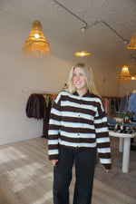 Load image into Gallery viewer, Lorelei Cardi: Brown Multi

