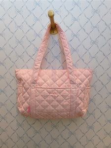 Gingham Tote Bag