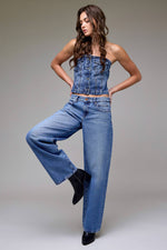 Load image into Gallery viewer, Haley Low Waist Jean: Hidden Jeans
