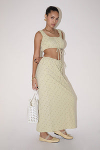 Mini Floral Maxi Skirt