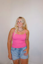 Load image into Gallery viewer, Dottie Cami: Fuchsia
