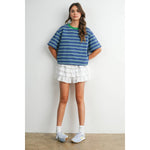 Load image into Gallery viewer, Magnolia Tee - Blue / Green
