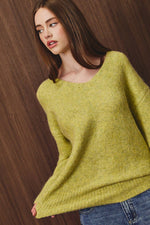 Load image into Gallery viewer, Chartreuse Sweater
