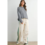Load image into Gallery viewer, Leo Track Pant: Green Stripe
