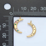 Load image into Gallery viewer, Rainbow Crescent Moon Charm
