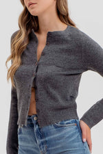 Load image into Gallery viewer, Beck Cardigan - Charcoal
