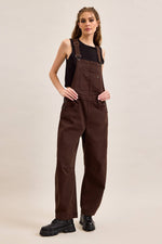 Load image into Gallery viewer, Mocha Overall: Hidden Jeans
