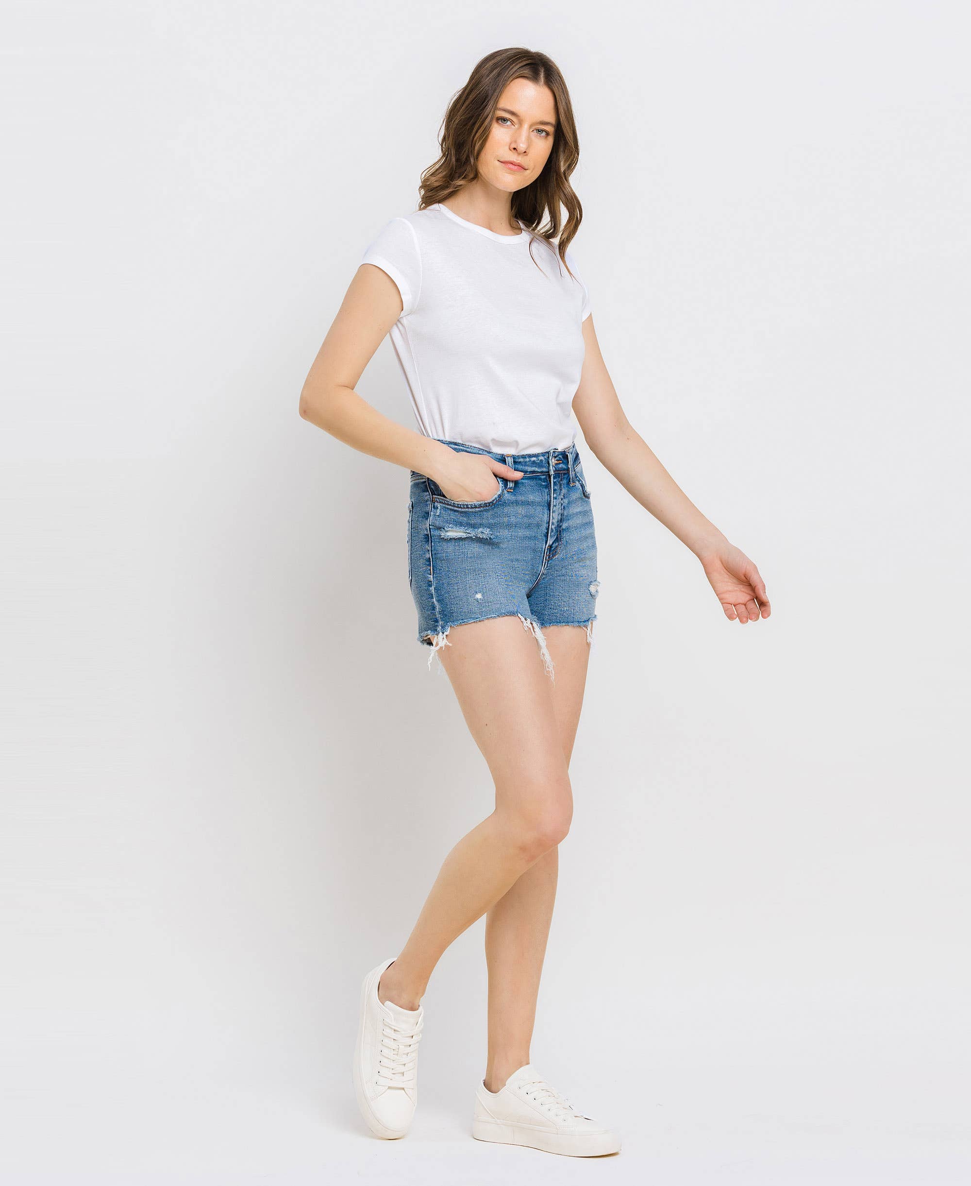 Lioness Denim Short - Vervet