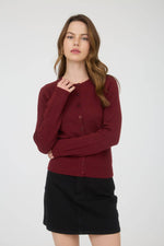 Load image into Gallery viewer, Rachel Cardigan - Burgundy
