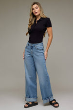 Load image into Gallery viewer, Nori Cuffed Denim: Hidden Jeans
