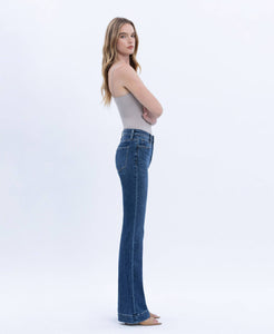 High Rise Trouser Bootcut Jean - Vervet
