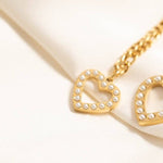 Load image into Gallery viewer, Pearl Heart Charm
